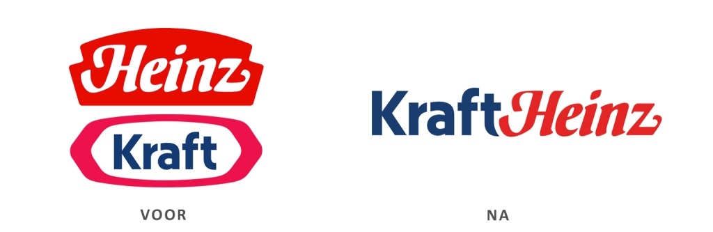Kraft en Heinz combineren logo na fusie