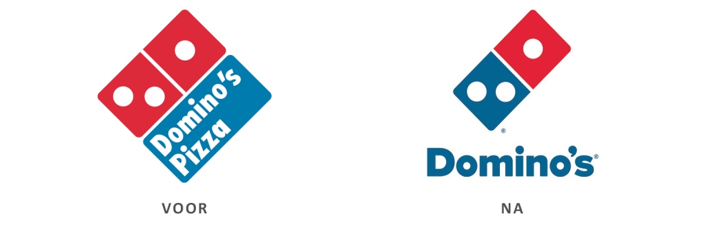Domino’s verandert het logo door breder productaanbo